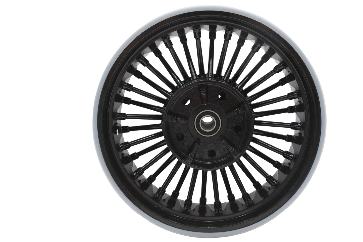 HARLEY 16 inch X 5.5 inch Duro 36 Fat Spoke Rear Wheel Gloss Black Fits 2009-UP FLHT,   2009-UP FLHR