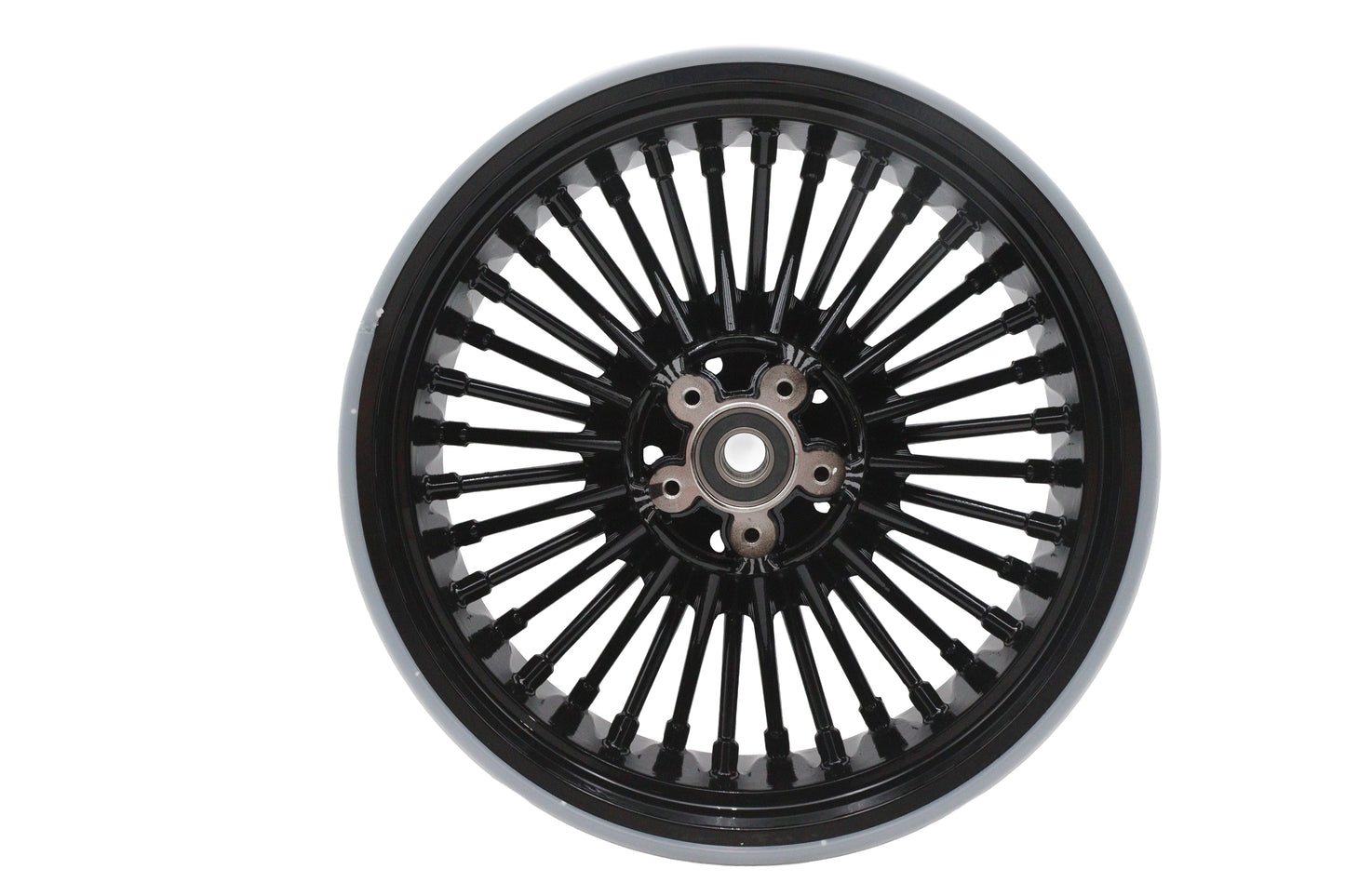 HARLEY 16 inch X 5.5 inch Duro 36 Fat Spoke Rear Wheel Gloss Black Fits 2009-UP FLHT,   2009-UP FLHR