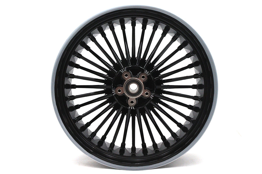 HARLEY 18 inch X 5.5 inch Duro 36 Fat Spoke Rear Wheel Gloss Black Fits 2009-UP FLHT,   2009-UP FLHR