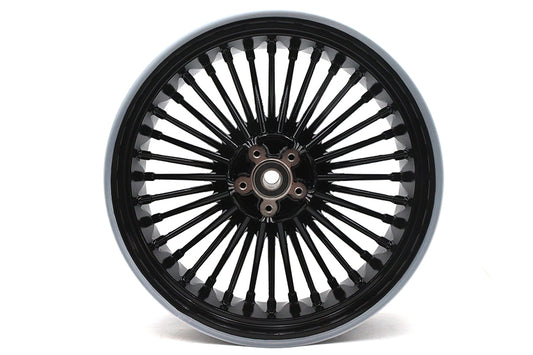 HARLEY 18 inch X 5.5 inch Duro 36 Fat Spoke Rear Wheel Gloss Black Fits 2009-UP FLHT,   2009-UP FLHR