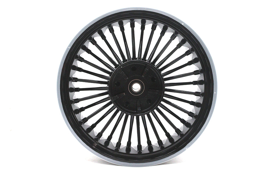 HARLEY 18 inch X 5.5 inch Duro 36 Fat Spoke Rear Wheel Gloss Black Fits 2009-UP FLHT,   2009-UP FLHR