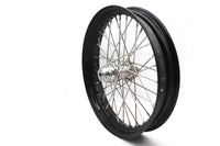 HARLEY XR 750 19インチ x 3.00インチ リアホイール ブラックリム 1937-1952年式 W、1952-1956年式 K、1957年式- に適合