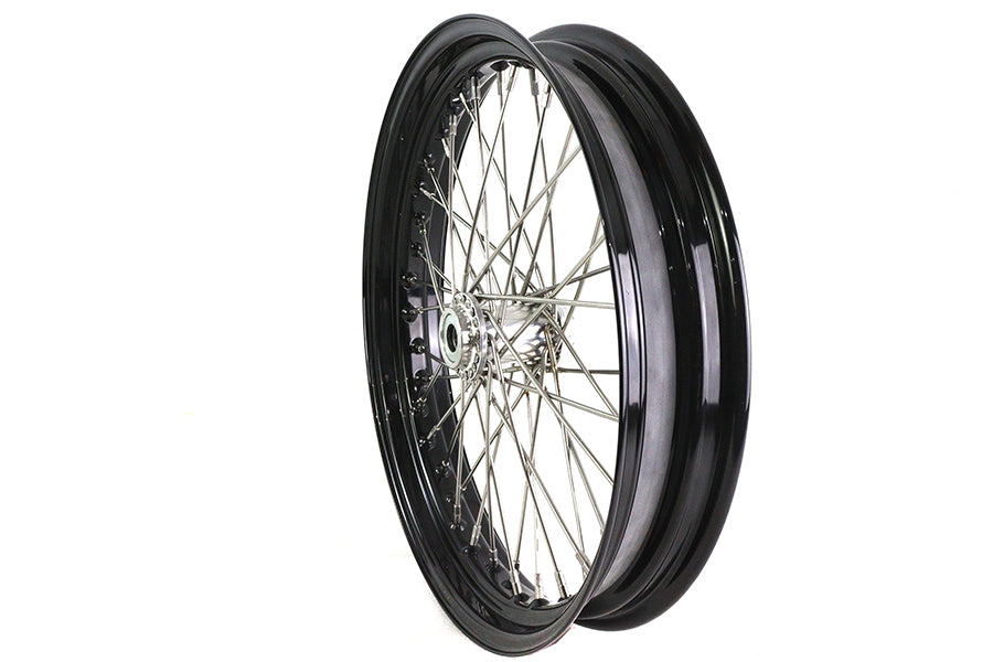 HARLEY XR 750 19 inch x 3.00 inch Front Spoke Wheel Black fits 1970-1984 XR,