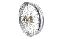 HARLEY WR 19 inch X 3.00 Front Spool Wheel with Chrome Rim fits 1936-1952 WL,  1941-1952 WR,