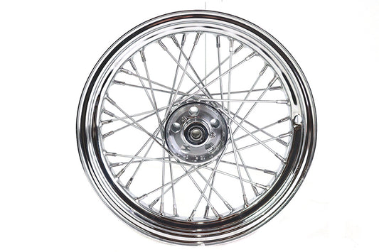 HARLEY 16 inch x 3.00 inch Replica Rear Spoke Wheel fits 1936-1940 EL,  1941-1966 FL,  1937-1948 UL,  1936-1952 WL,