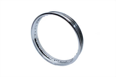 HARLEY 18 inch X 2.15 inch Rolled Edge Rim Chrome Fits 0-  Custom, application for front fitment