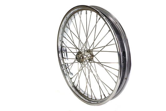 HARLEY 21 inch WR Front Spool Wheel Chrome Fits 1941-1952 W,