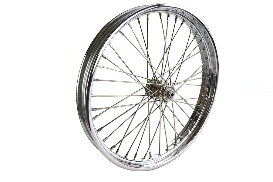 HARLEY 21 inch WR Front Spool Wheel Chrome Fits 1941-1952 W,