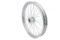 HARLEY 21 inch x 2.15 inch Front Spool Wheel Chrome Fits 0-  Custom, application
