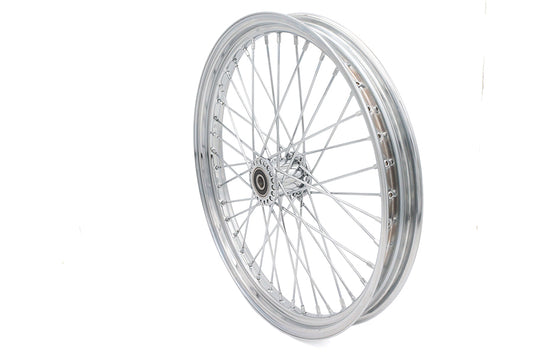 HARLEY 21 inch x 2.15 inch Front Spool Wheel Chrome Fits 0-  Custom, application