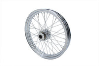 HARLEY 23 inch x 3.00 inch Front Spoke Wheel Fits 2008-2017 FXST, without ABS 2008-2017 FLST, withou