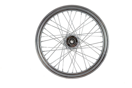 HARLEY 23 inch x 3.00 inch Front Spoke Wheel Fits 2008-2017 FXST, without ABS 2008-2017 FLST, withou