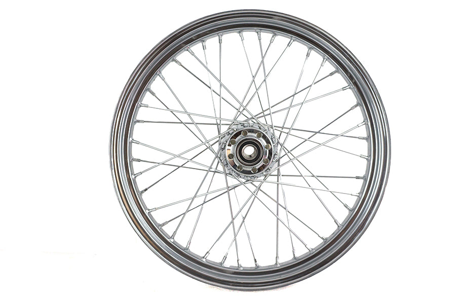 HARLEY 23 inch x 3.00 inch Front Spoke Wheel Fits 2008-2017 FXST, without ABS 2008-2017 FLST, withou