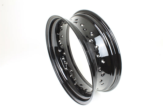 HARLEY 16 inch X 5 inch Rim Rear Black Fits 2009-UP FLT,