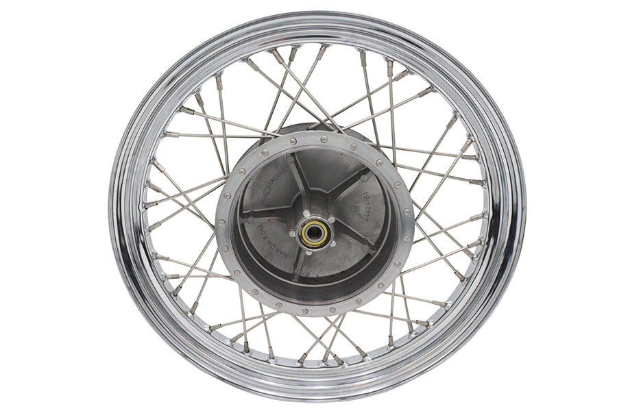 HARLEY 19 inch XL Front Wheel Assembly Stainless Steel Fits 1971-1972 XL,