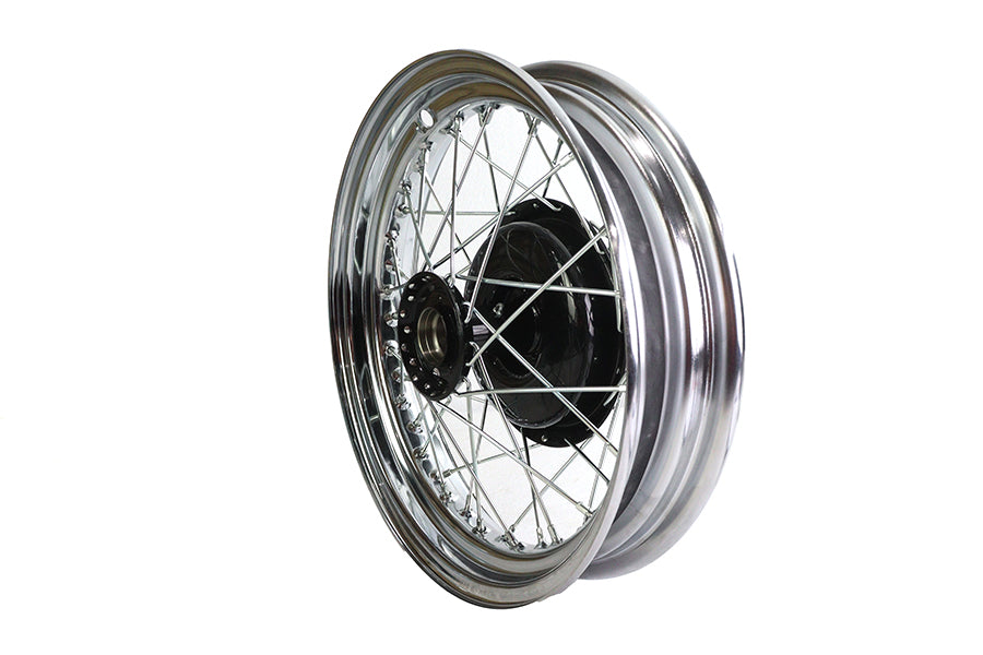 HARLEY 45 inch WL 16 inch x 3.00 inch Front Wheel Assembly Fits 1937-1952 WL,   1937-1942 WLD,   194
