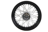 HARLEY 16 inch x 3.00 inch Replica KH Hub Wheel Black fits 1936-1948 EL,  1941-1966 FL,  1937-1948 UL,  1936-1952 WL,