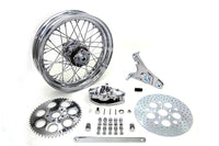 HARLEY 16 inch x 3.00 inch Rear Wheel Kit with Caliper Chrome fits 1973-1985 FX,  1973-1985 FL,