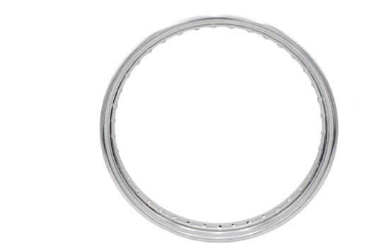 HARLEY 21 inch x 2.15 inch Rolled Edge Rim Chrome Fits 0-  All, models for front application