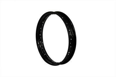 HARLEY 18 inch x 2.15 inch Rolled Edge Rim Black Fits 1936-1939 EL, front or rear 1937-1939 UL, fron