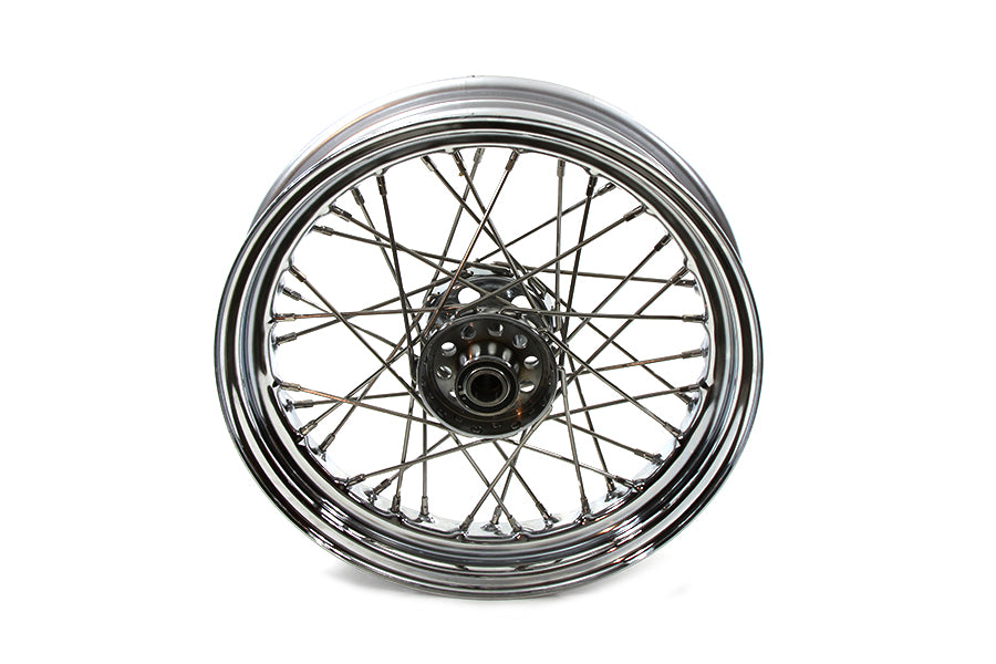 HARLEY 16 inch x 3.00 inch Replica Front or Rear Spoke Wheel fits 1936-1940 EL,  1941-1966 FL,  1937-1948 UL,  1936-1952 WL,