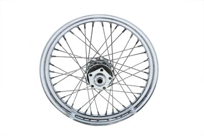 HARLEY 19 inch x 2.50 inch Replica Front or Rear Spoke Wheel fits 1973-1984 FL,  1973-1984 FLH,  1973-1982 FXE,