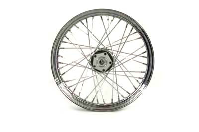 HARLEY 19 inch x 2.50 inch Replica Front Spoke Wheel fits 1973-1984 FL,