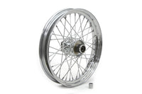 HARLEY 19 inch x 2.50 inch Replica Front Spoke Wheel fits 1984-1995 FXST,  1991-1995 FXDWG,  1984-1985 FXWG,