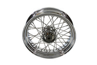 HARLEY 16 inch x 4.00 inch Replica Rear Spoke Wheel fits 1936-1940 EL,  1941-1966 FL,  1937-1948 UL,  1936-1952 WL,