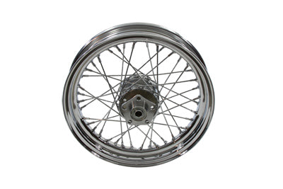 HARLEY 16 inch X 3.00 inch Replica Front or Rear Spoke Wheel fits 1973-1984 FL,  1973-1982 FX,