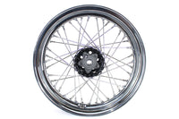 HARLEY 16 inch X 3.00 inch Replica Front or Rear Spoke Wheel fits 1936-1940 EL,  1941-1966 FL,  1937-1948 UL,  1936-1952 WL,