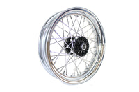 HARLEY 16 inch X 3.00 inch Replica Front or Rear Spoke Wheel fits 1936-1940 EL,  1941-1966 FL,  1937-1948 UL,  1936-1952 WL,