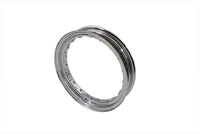 HARLEY Replica 16 inch X 3.00 inch Chrome Drop Center Wheel Rim Fits 1937-1952 W, Front 1937-1942 WL