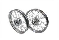 HARLEY 16 inch x 3.00 inch Servi-Car Rear Wheel Set Fits 1937-1950 G,