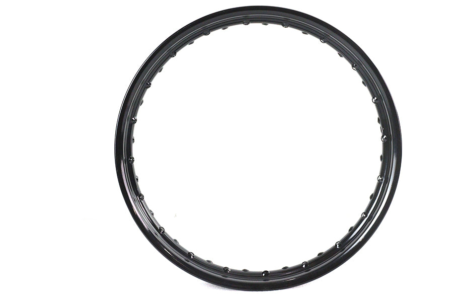 HARLEY Replica 19 inch x 2.25 inch Wheel Rim Black Fits 1930-1936 VL, Front or Rear