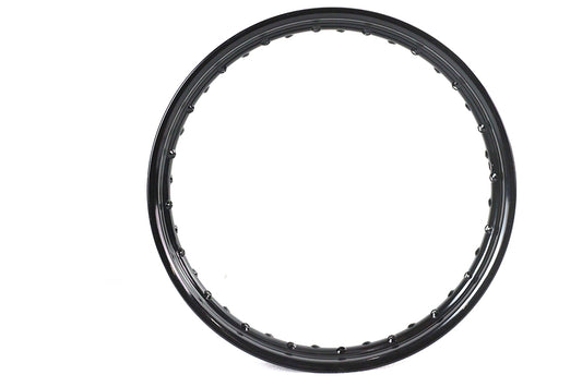 HARLEY Replica 19 inch x 2.25 inch Wheel Rim Black Fits 1930-1936 VL, Front or Rear