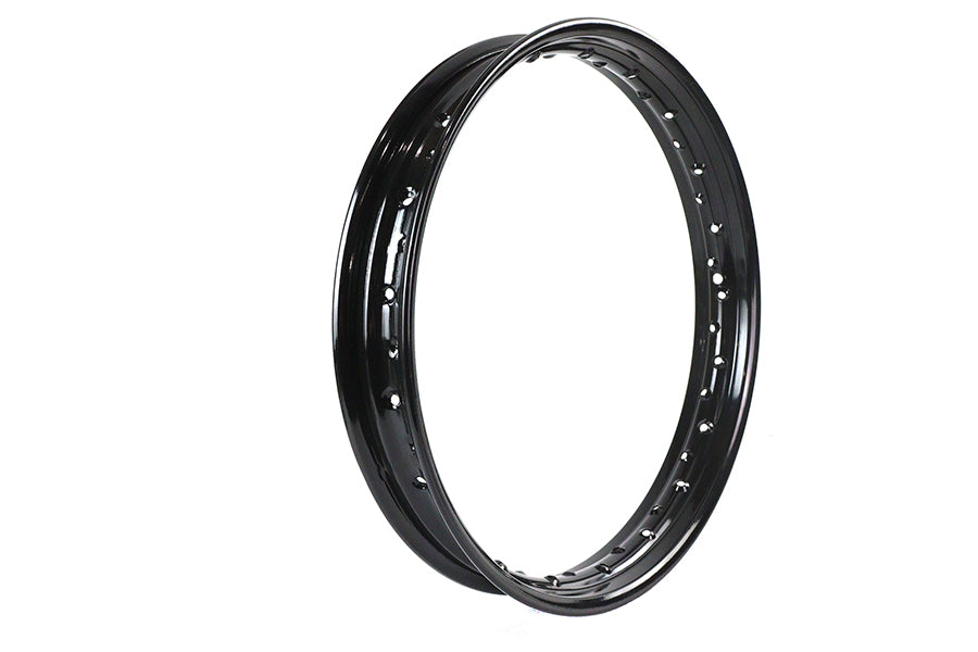 HARLEY Replica 19 inch x 2.25 inch Wheel Rim Black Fits 1930-1936 VL, Front or Rear
