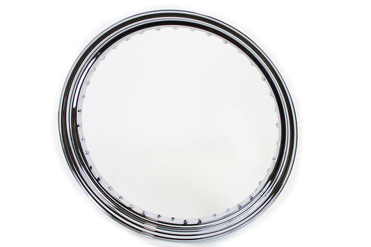 HARLEY 19 inch x 3.00 inch Drop Center Steel Rim Chrome Fits 0-  All, models for front application