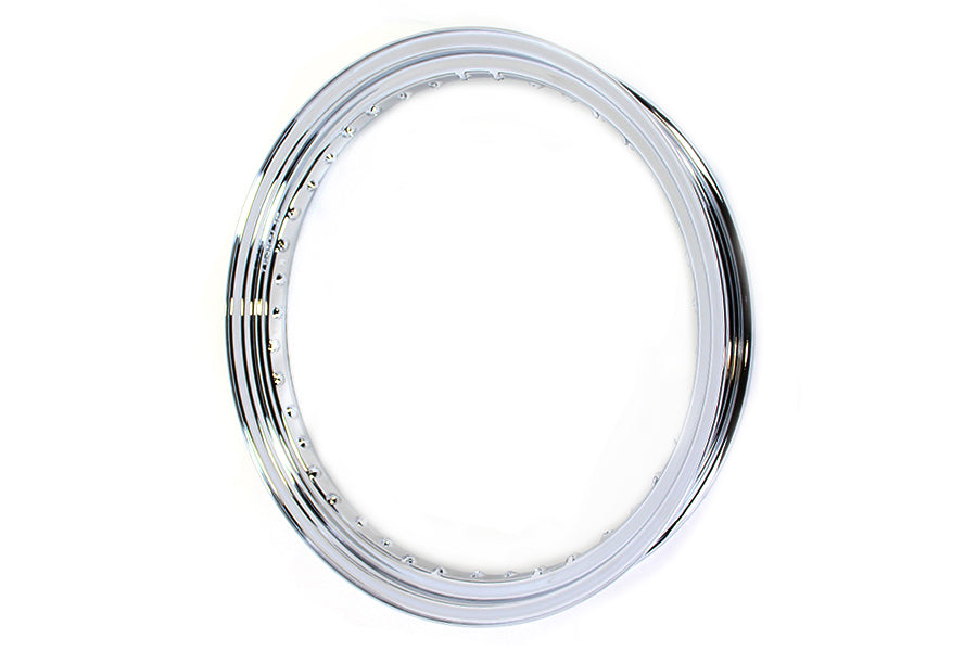 HARLEY 19 inch x 3.00 inch Drop Center Steel Rim Chrome Fits 0-  All, models for front application