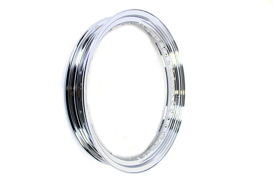 HARLEY 19 inch x 3.00 inch Drop Center Steel Rim Chrome Fits 0-  All, models for front application