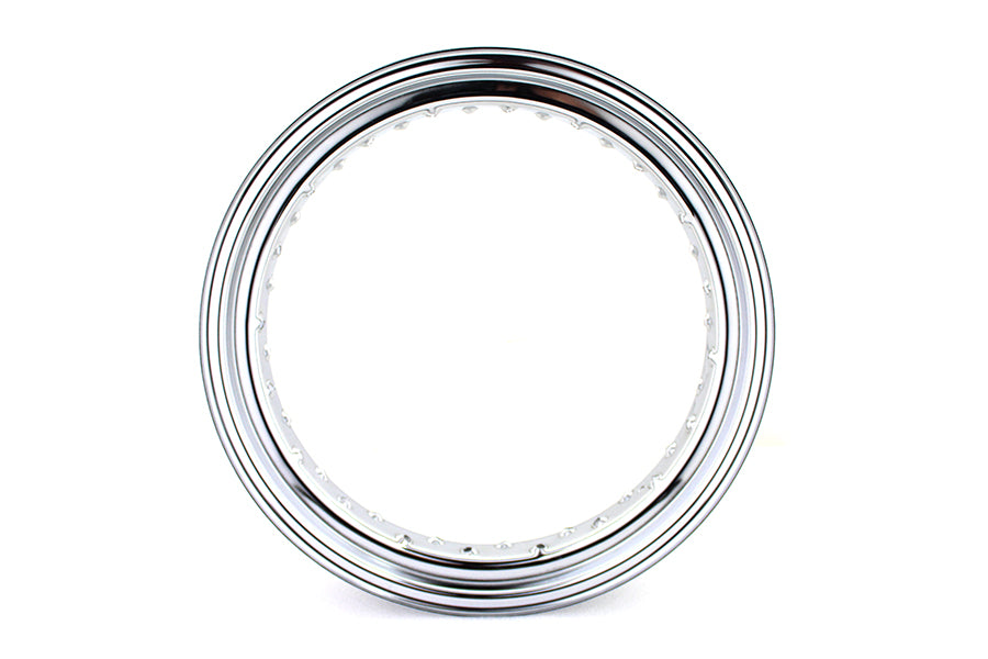 HARLEY 18 inch x 3.50 inch Drop Center Rim Chrome Fits 0-  All, models for front or rear application