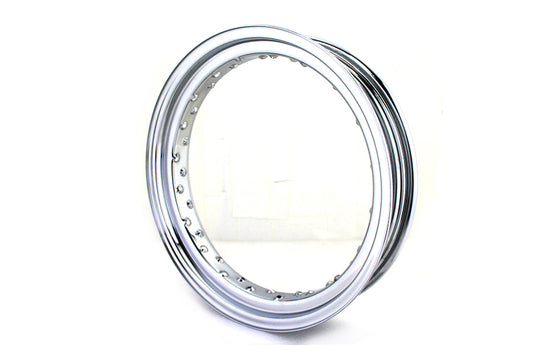 HARLEY 18 inch x 3.50 inch Drop Center Rim Chrome Fits 0-  All, models for front or rear application