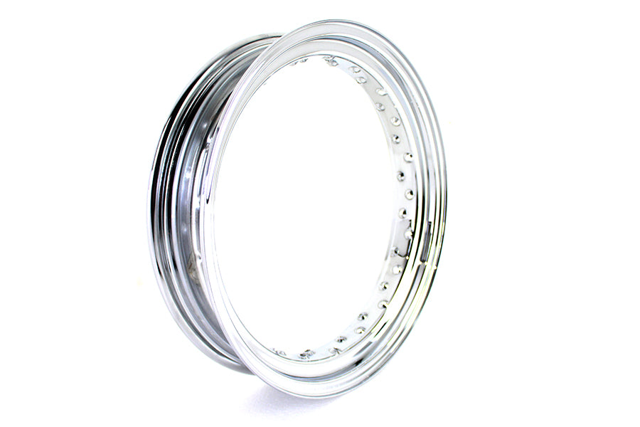 HARLEY 18 inch x 3.50 inch Drop Center Rim Chrome Fits 0-  All, models for front or rear application