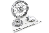 HARLEY 16 inch x 3.00 inch Wheel and Brake Drum Assembly Chrome fits 1975-1978 XL,