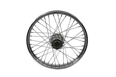 HARLEY 21 inch x 2.15 inch Replica Front Spoke Wheel fits 2000-2006 FXDWG,  2000-2006 FXST,  2000-2006 FXSTS,