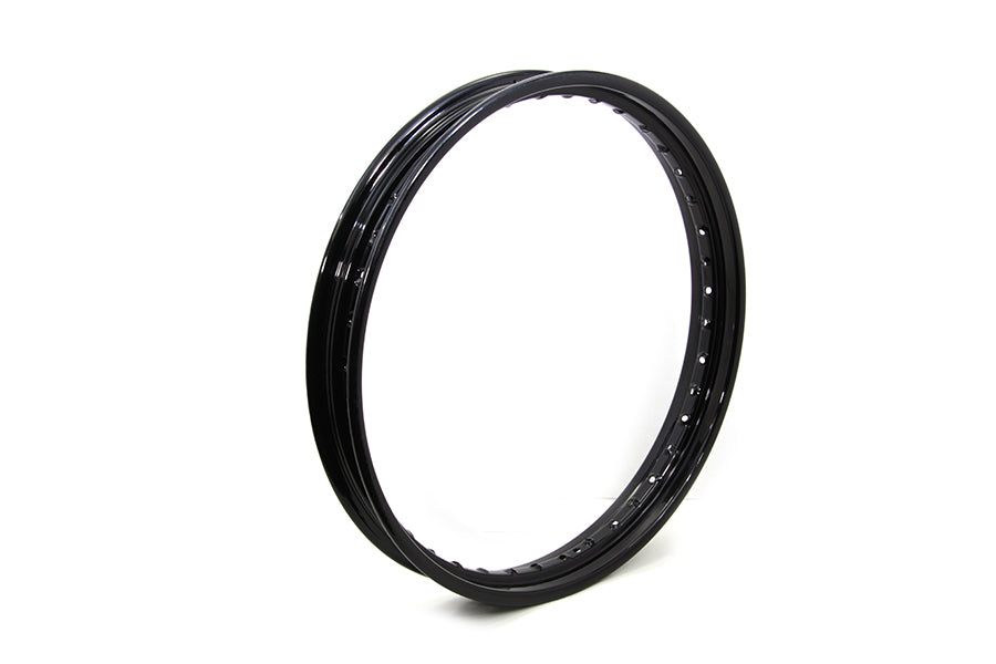 HARLEY 21 inch X 2.15 inch Rolled Edge Rim Black Fits 0-  All, models for front application