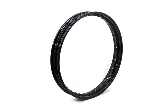HARLEY 21 inch X 2.15 inch Rolled Edge Rim Black Fits 0-  All, models for front application