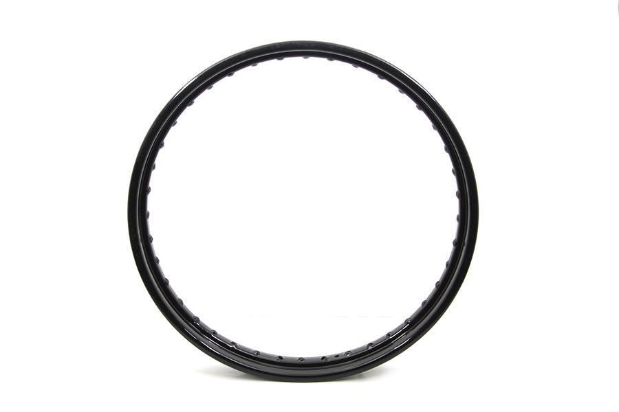 HARLEY 21 inch X 2.15 inch Rolled Edge Rim Black Fits 0-  All, models for front application