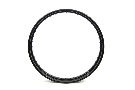 HARLEY 21 inch X 2.15 inch Rolled Edge Rim Black Fits 0-  All, models for front application