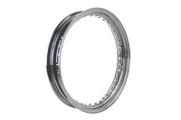 HARLEY 19 inch x 3.0 inch Drop Center Steel Rim Black Fits 0-  All, models for front application
